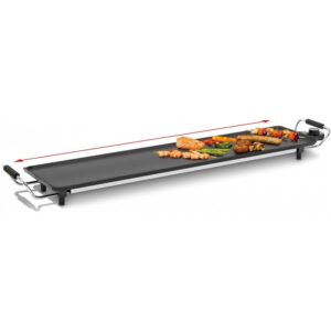 Grătar electric Teppanyaki, 1800W, 90x22 cm